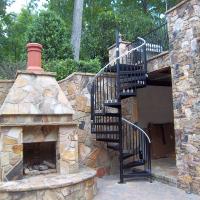 Spiral Staircase kit with custom landing