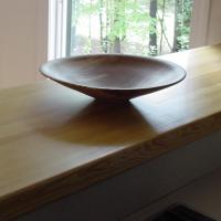 Pine Butcher Block Bar and New Windows