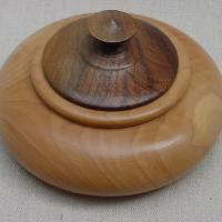 Pear box, Walnut top