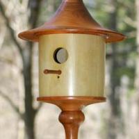 Holly and Cherry Birdhouse