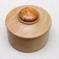 Sycamore with Cherry Burl Inlay Box